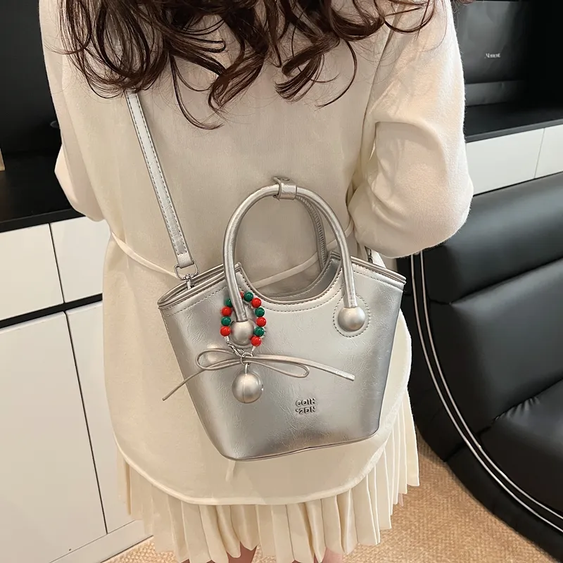 Meow In The Grass PU Handbag Regular Women's Multicolor-6