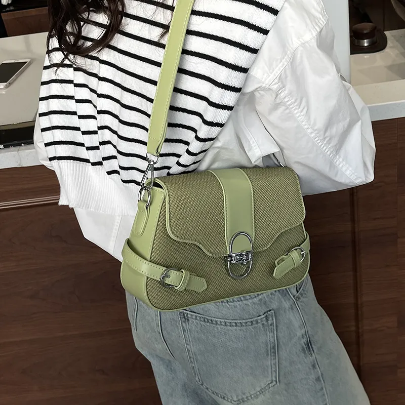 Meow In The Grass PU Crossbody Bag Shoulder Bag Regular Women's Multicolor-33
