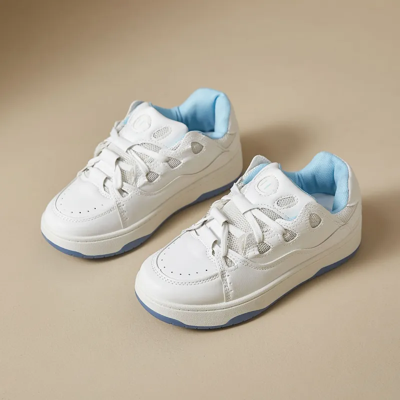 Little Red Man Low-Top Skateboard Shoes Women's-22