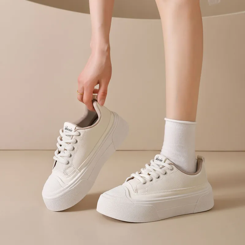 Little Red Man Cushioning Low Top Skateboard Shoes Women's-8