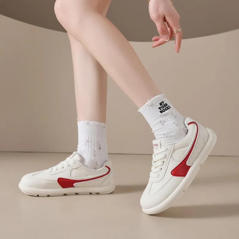 Little Red Man German Army Trainers Low Top Casual Shoes Women's-14