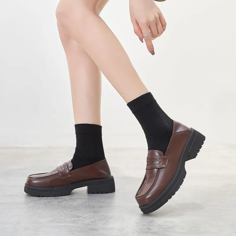 Little Red Man Loafers Women's Burgundy-5