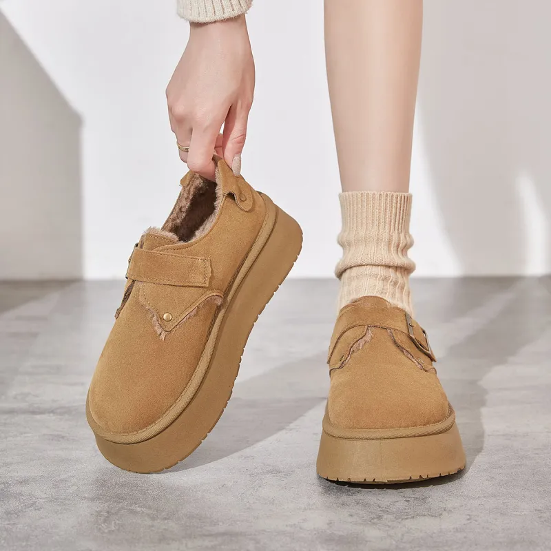 Little Red Man Boken Shoes Casual Single Shoes Women's-7