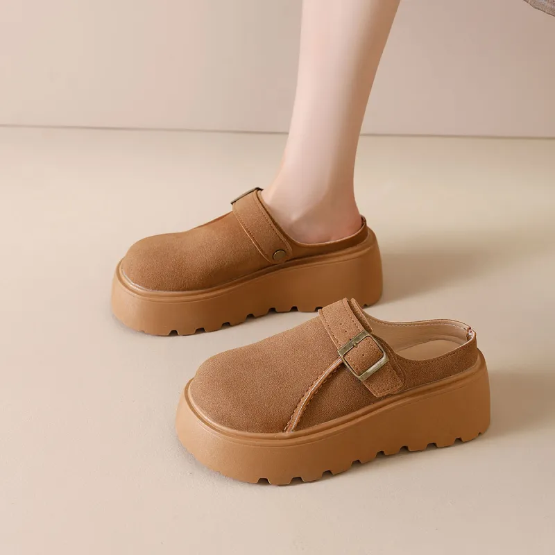 Little Red Man Closed Toe Slippers Women's-5
