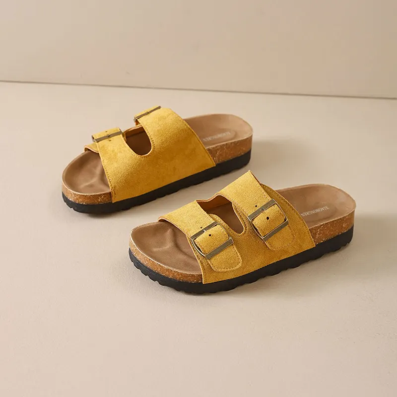 Little Red Man Slide Slippers Women's-6