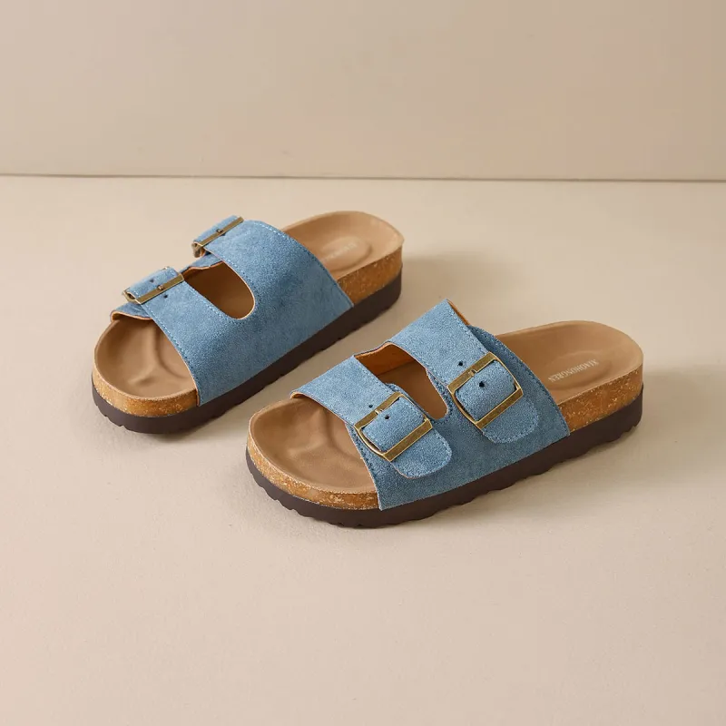 Little Red Man Slide Slippers Women's-15