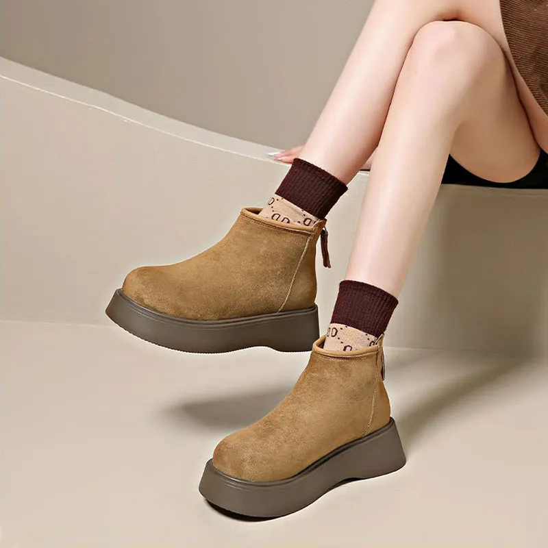 Little Red Man Ankle Boots Women's-2
