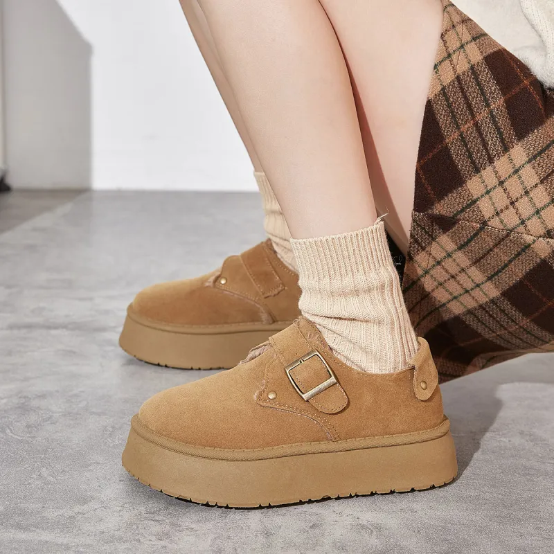 Little Red Man Boken Shoes Casual Single Shoes Women's-10