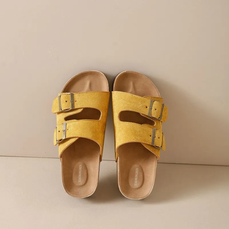 Little Red Man Slide Slippers Women's-7