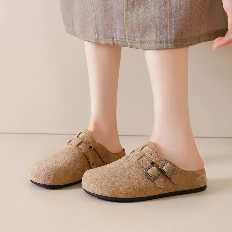 Little Red Man Slip Resistant Closed Toe Slippers Women's-5