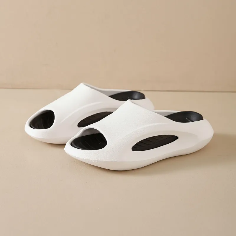Little Red Man Abrasion Resistant Slide Slippers Unisex-10
