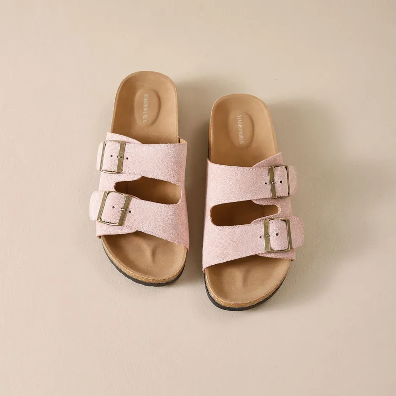 Little Red Man Slide Slippers Women's-11