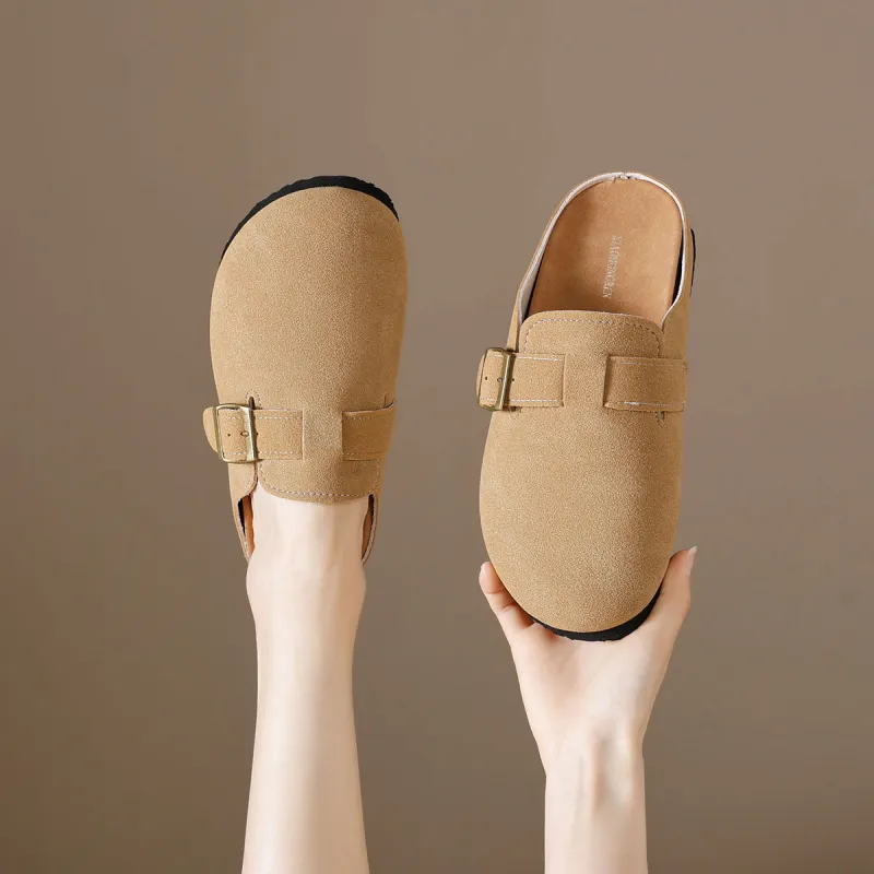Yiya Abrasion Resistant Slip Resistant Wrap toe Slippers Women's-5