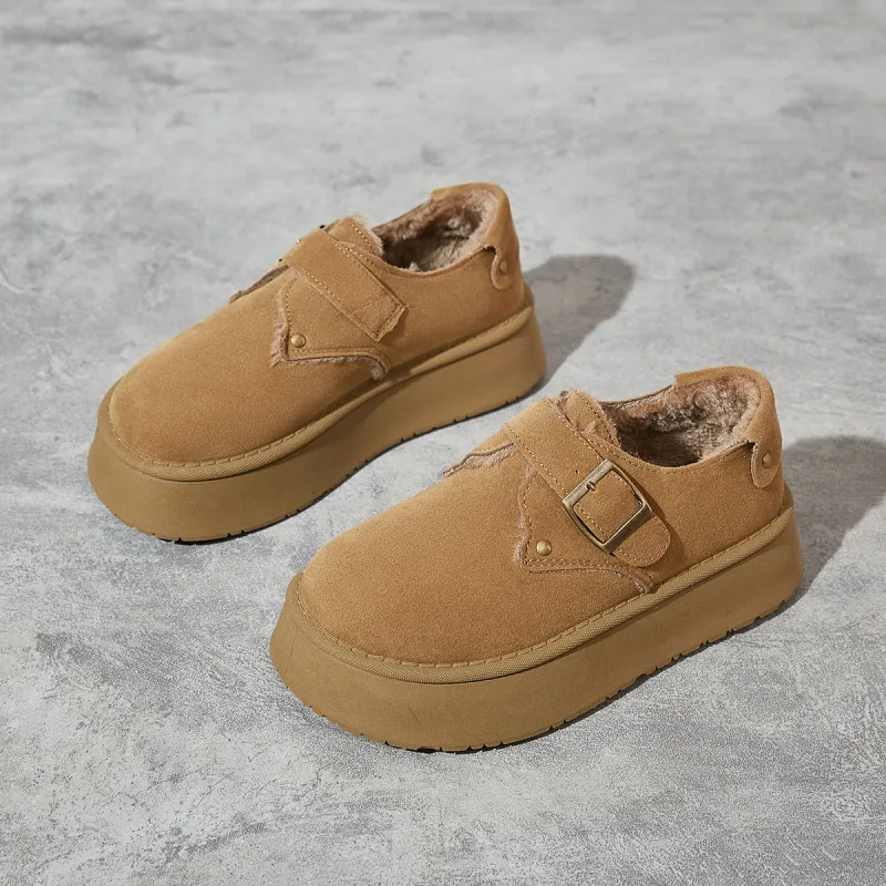 Little Red Man Boken Shoes Casual Single Shoes Women's-11