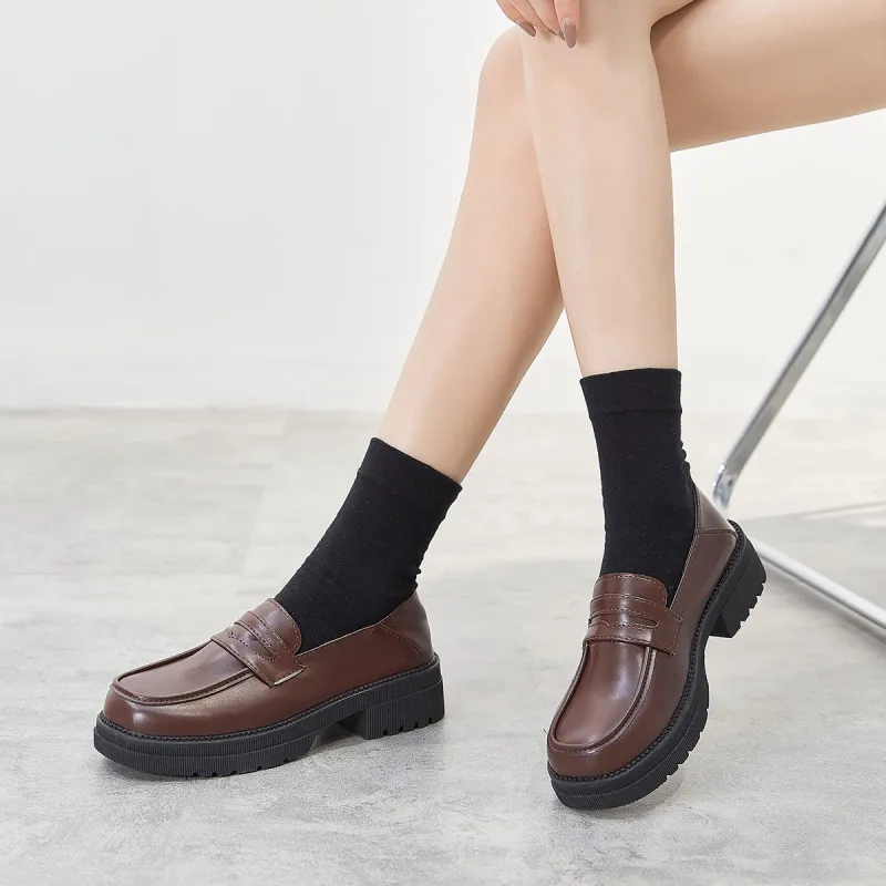Little Red Man Loafers Women's Burgundy-4