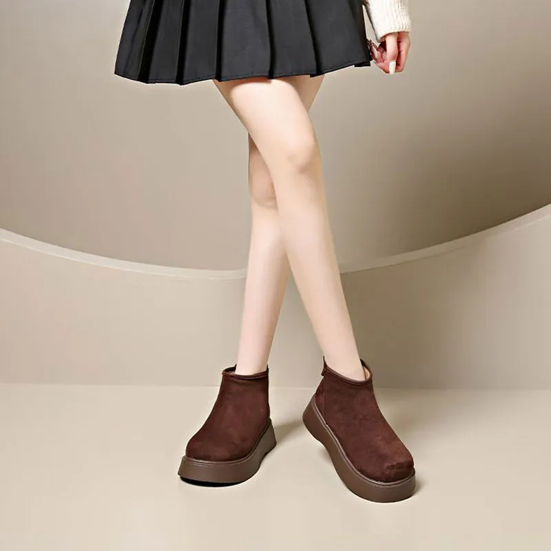 Little Red Man Ankle Boots Women's-6