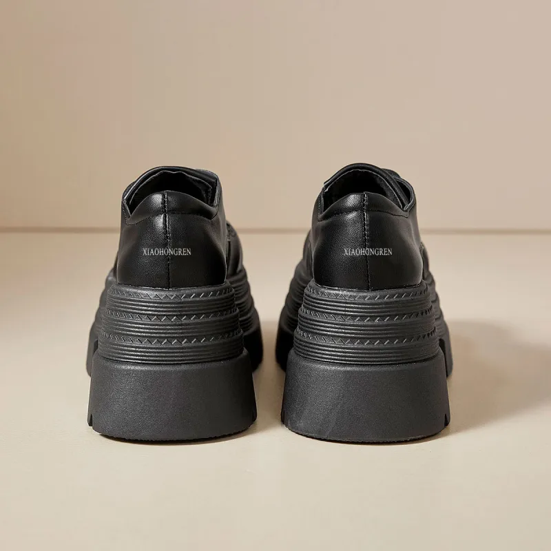Little Red Man Loafers Women's Black-10