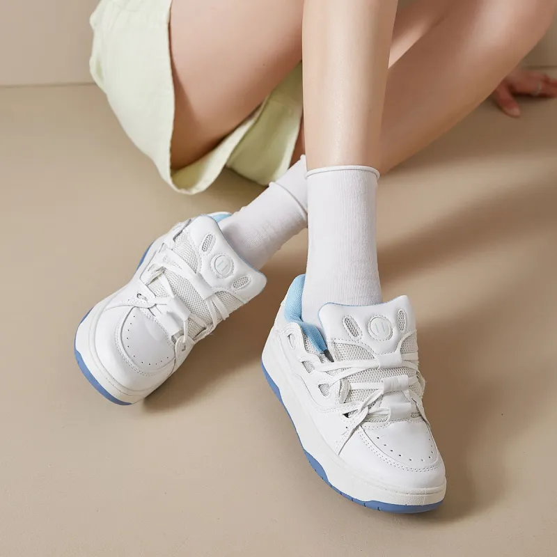 Little Red Man Low-Top Skateboard Shoes Women's-20