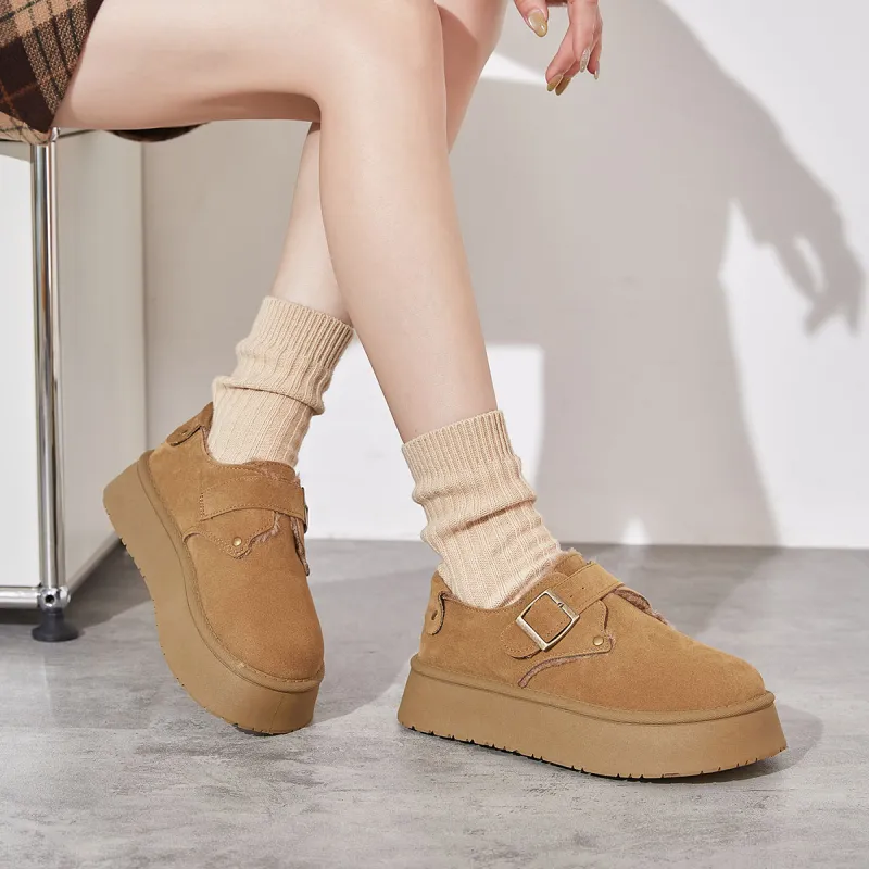 Little Red Man Boken Shoes Casual Single Shoes Women's-8