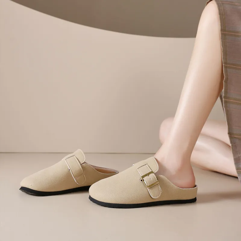 Yiya Abrasion Resistant Slip Resistant Wrap toe Slippers Women's-3