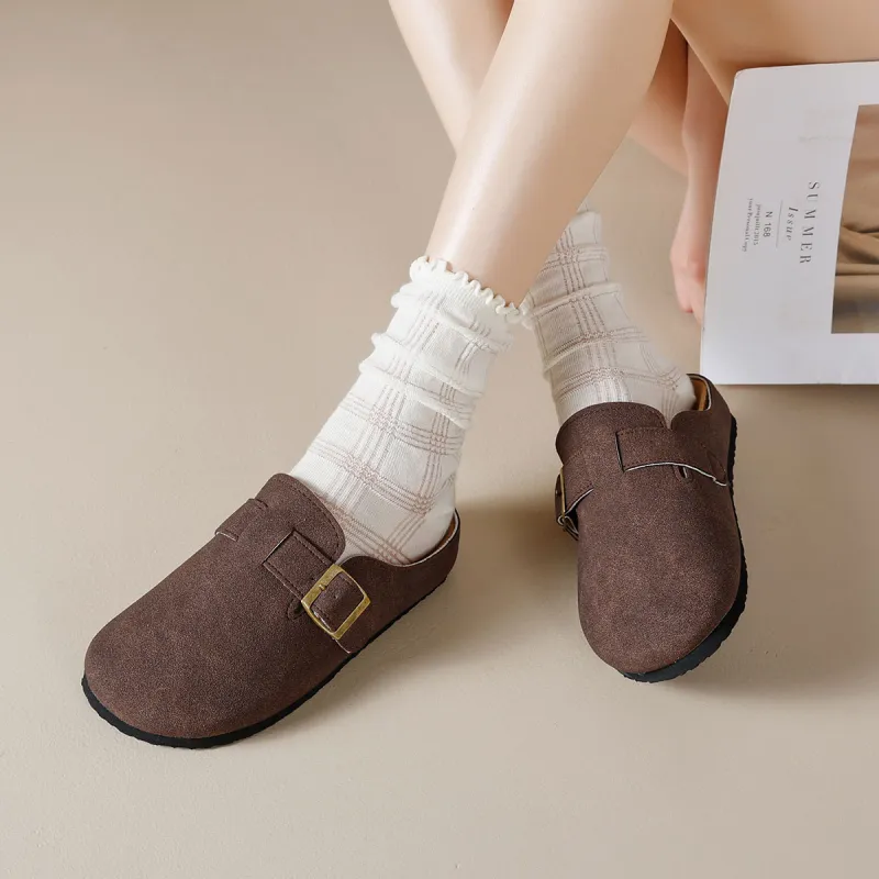 Yiya Abrasion Resistant Slip Resistant Wrap toe Slippers Women's-10