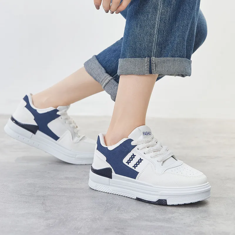 Little Red Man Non slip Lightweight Low Top Skateboard Shoes Women's-5