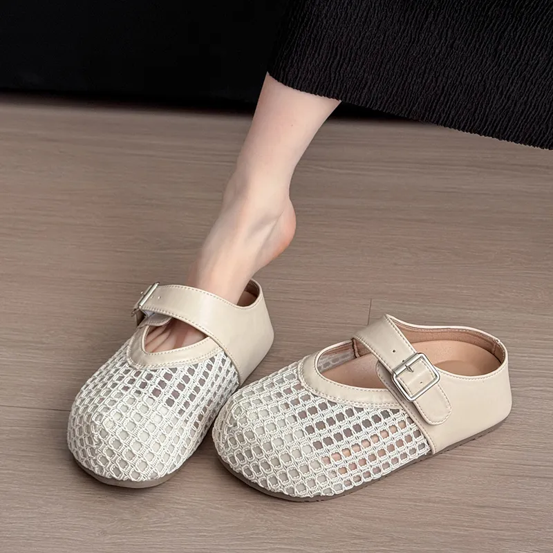 Little Red Man Rubber Sole Odor Resistant, Slip Resistant, Quick Dry Closed Toe Slippers Women's-2