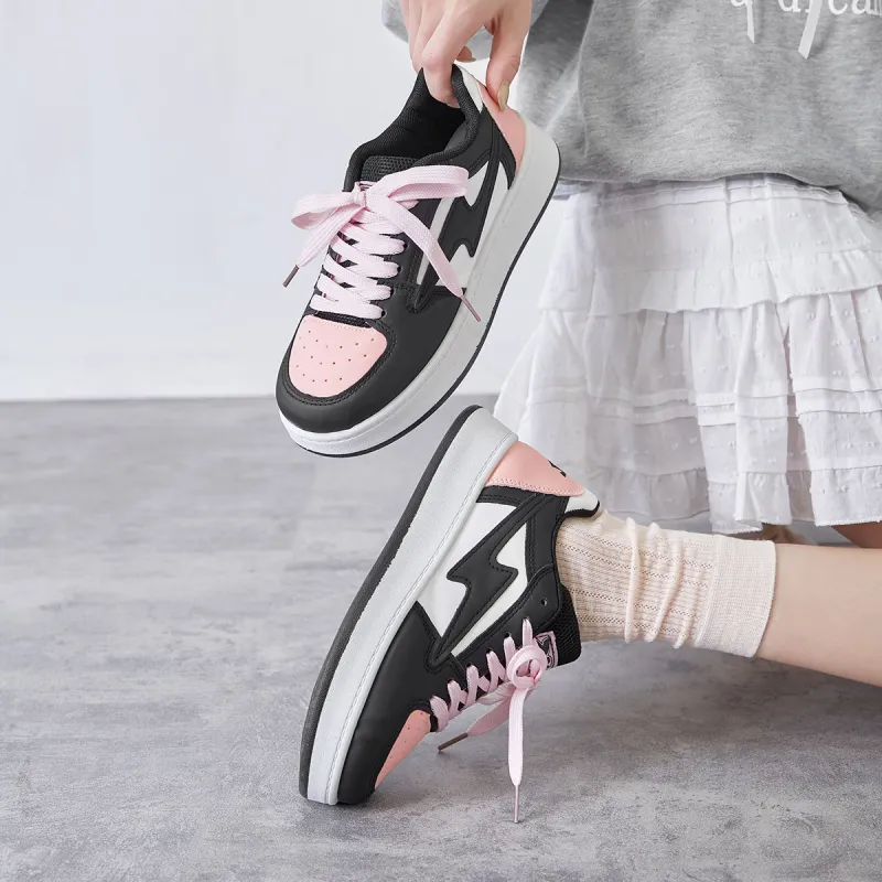 Little Red Man Skateboard Shoes Women's-7