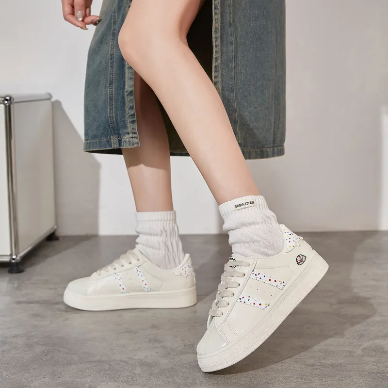 Little Red Man Breathable Low Top Casual Shoes Women's-2