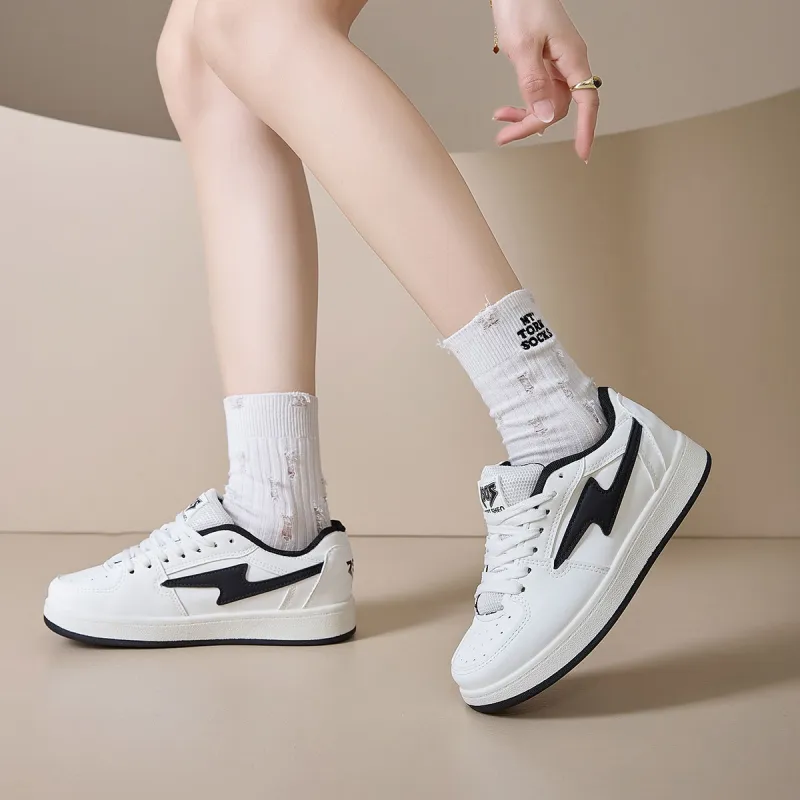 Little Red Man Water Resistant Coverage Low Top Skateboard Shoes Women's-6