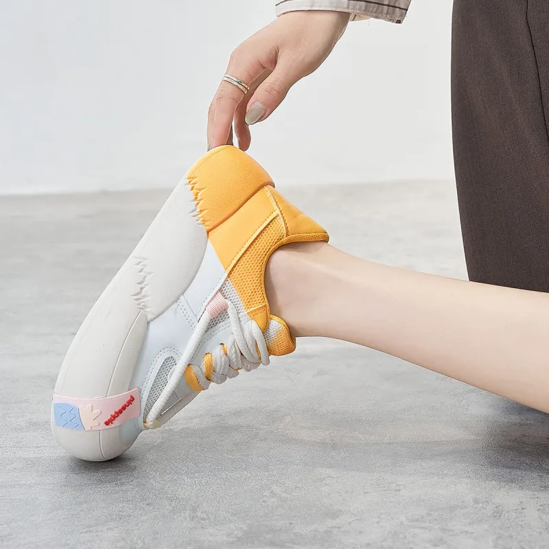 Yiya Dopamine Dressing Fashionable Versatile Low-Top Skateboard Shoes Women's-4