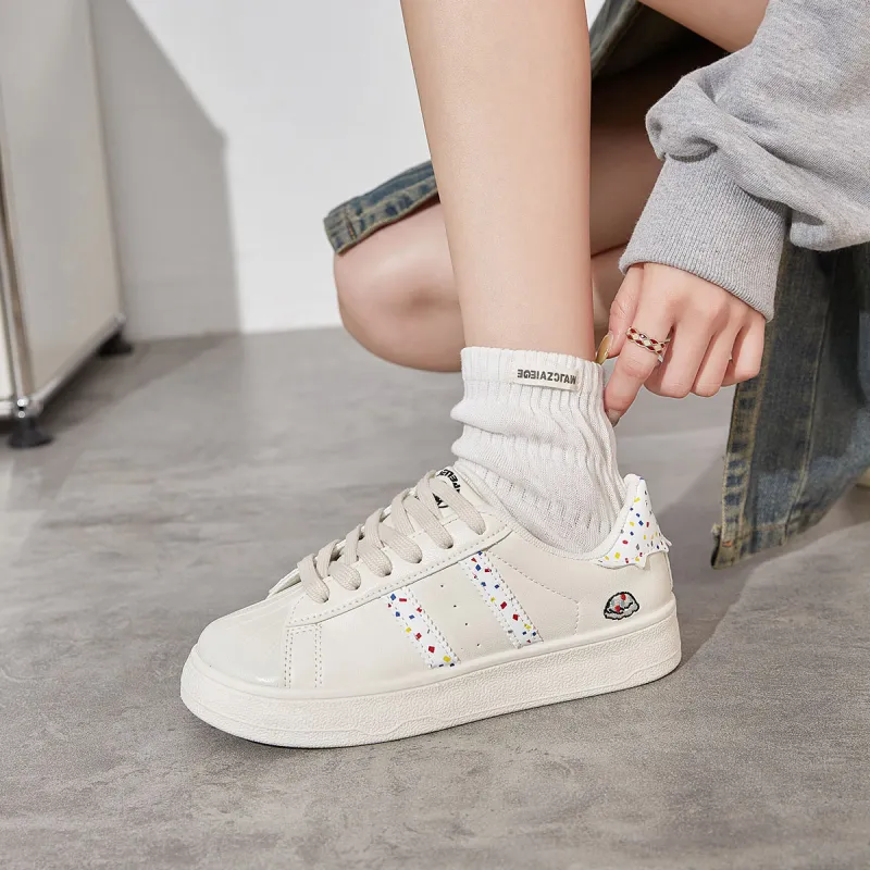 Little Red Man Breathable Low Top Casual Shoes Women's-3