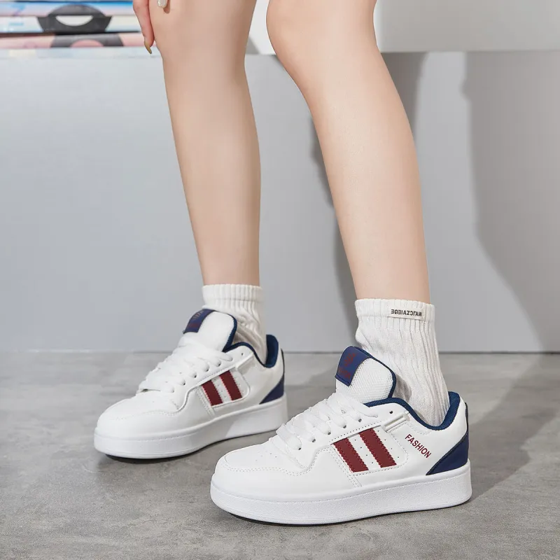 Little Red Man Slip Resistant Height Increasing Skateboard Shoes Unisex-7