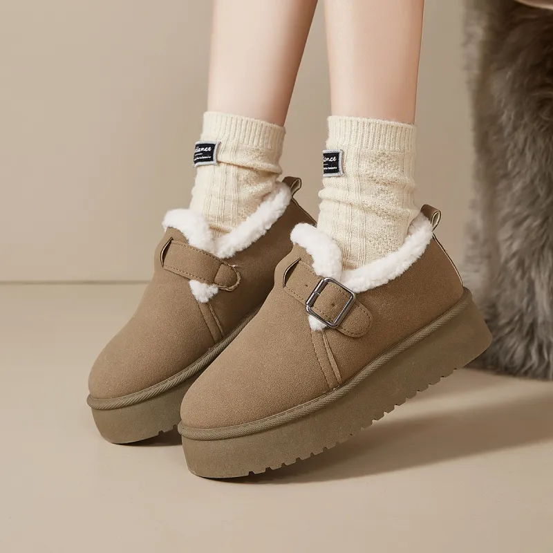 Little Red Man Casual Single Shoes Women's-3