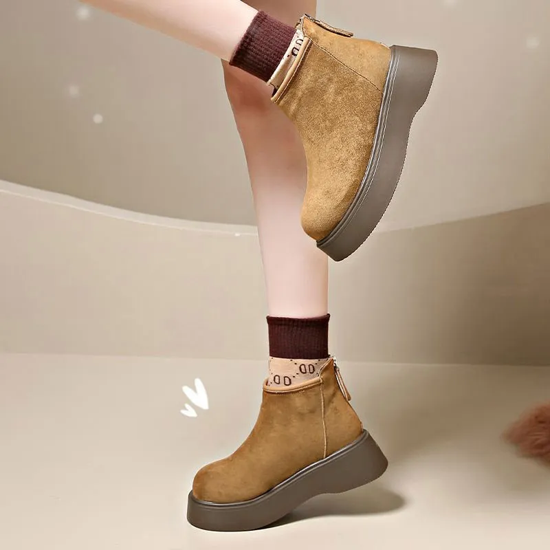 Little Red Man Ankle Boots Women's-3