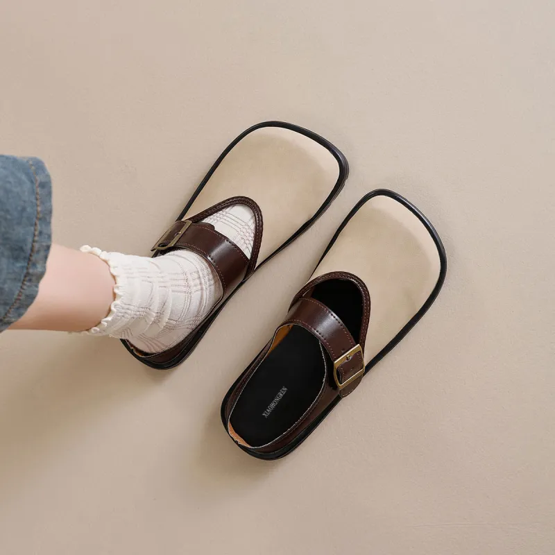 Little Red Man Slip Resistant Closed Toe Slippers Women's-1