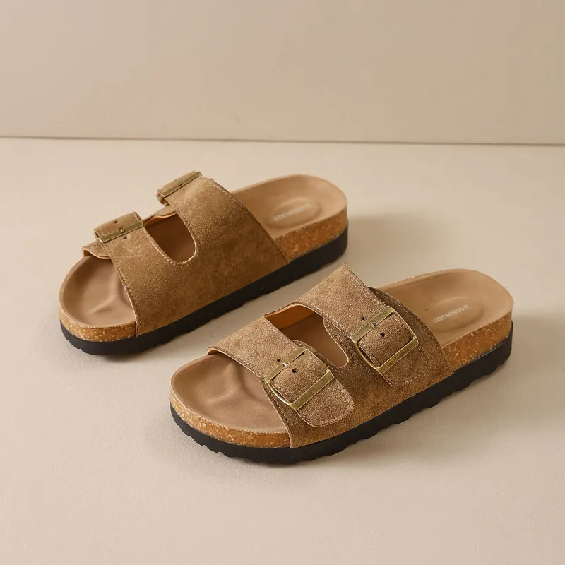 Little Red Man Slide Slippers Women's-2