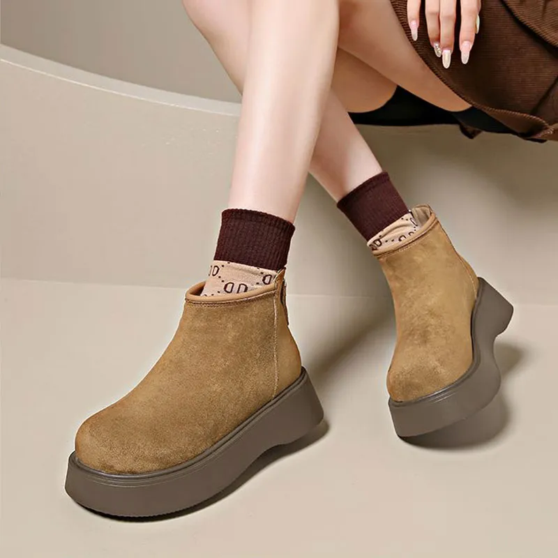 Little Red Man Ankle Boots Women's-1