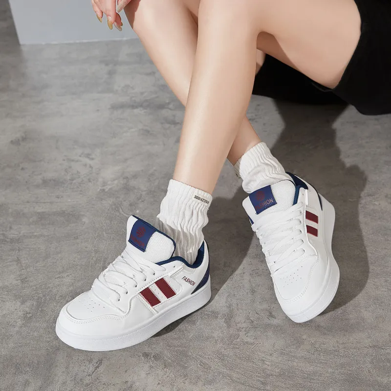 Little Red Man Slip Resistant Height Increasing Skateboard Shoes Unisex-5