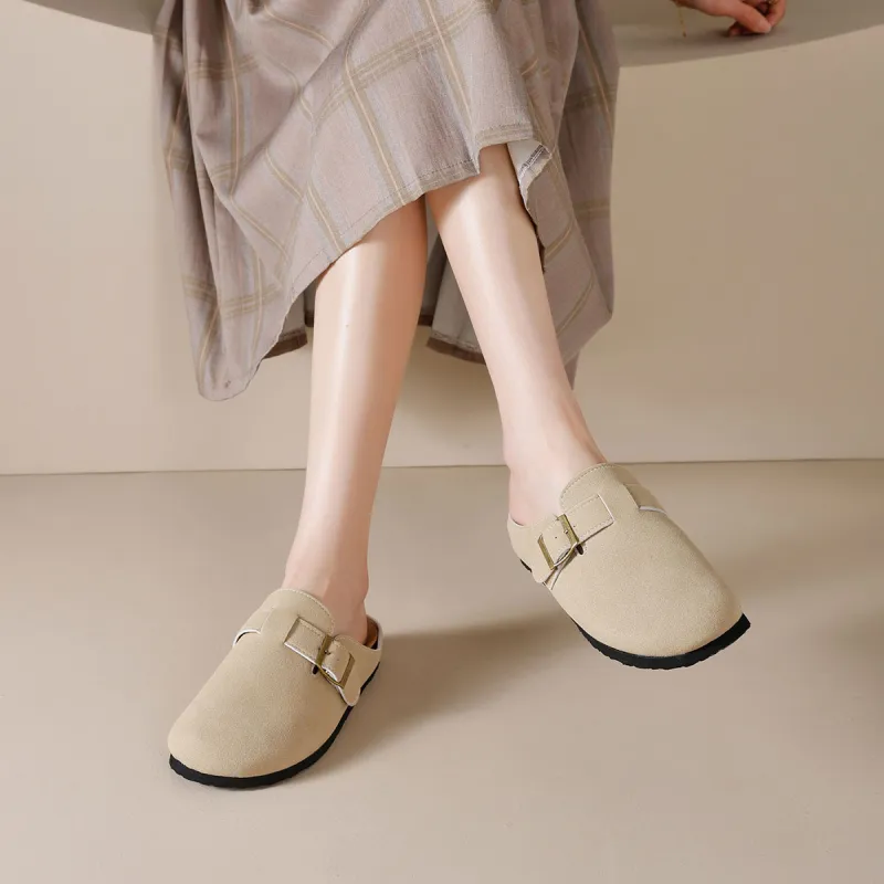 Yiya Abrasion Resistant Slip Resistant Wrap toe Slippers Women's-1