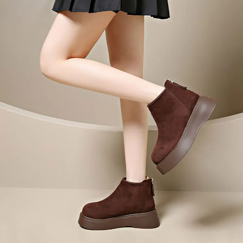 Little Red Man Ankle Boots Women's-5