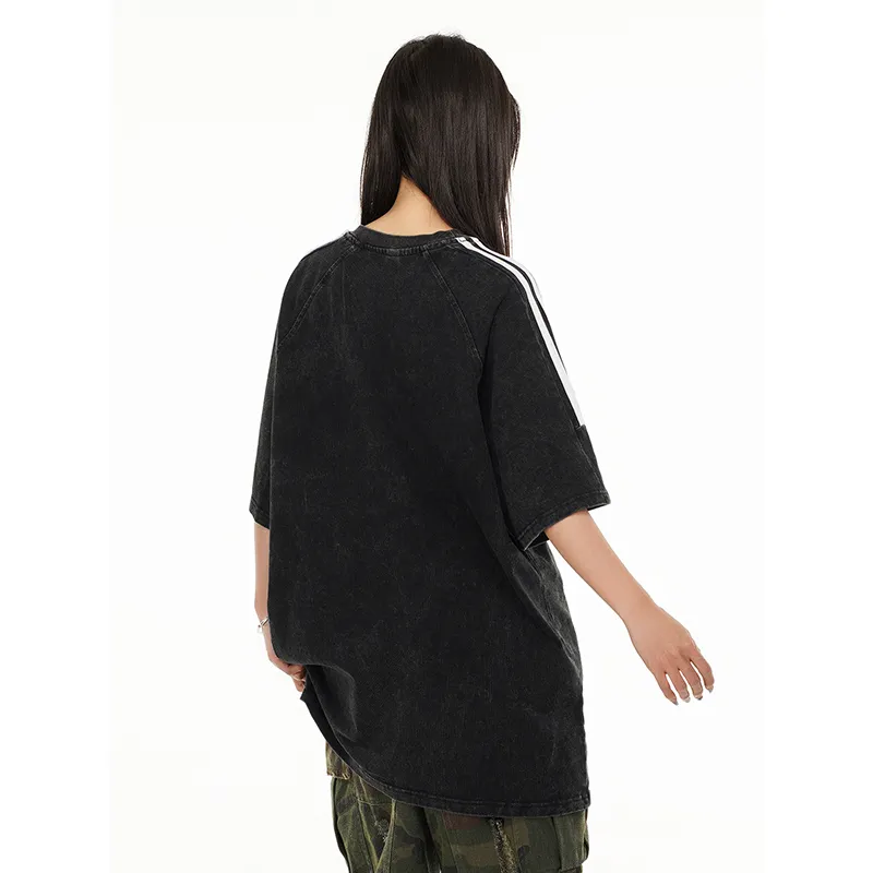 HDPV T Shirt Unisex Washed Black-2