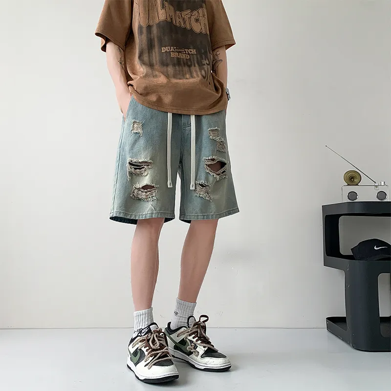 HDPV Denim Shorts Unisex-5