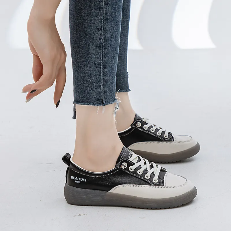 Medd Non-slip Lightweight Low-Top Skateboard Shoes Women's-18