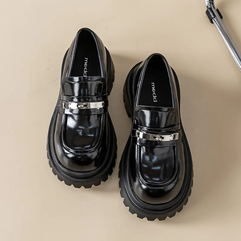 Medd Loafers 6.0cm Women's Black-2