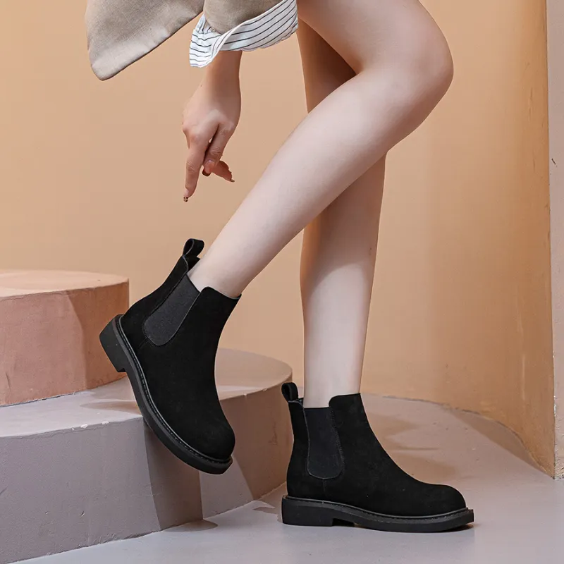 Medd 15cm Chelsea Boots 3.5cm Women's Black-3