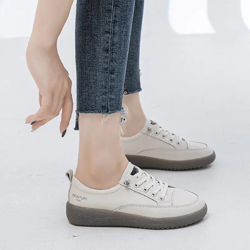 Medd Non-slip Lightweight Low-Top Skateboard Shoes Women's-10