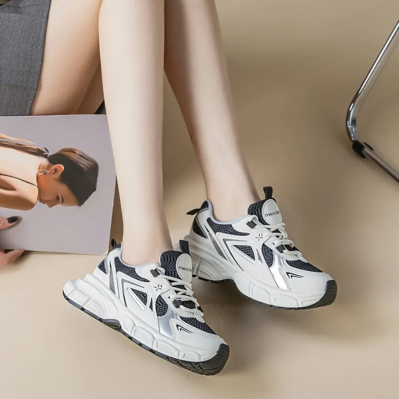 Medd Height Increasing Lightweight Breathable Chunky Sneakers Women's-7
