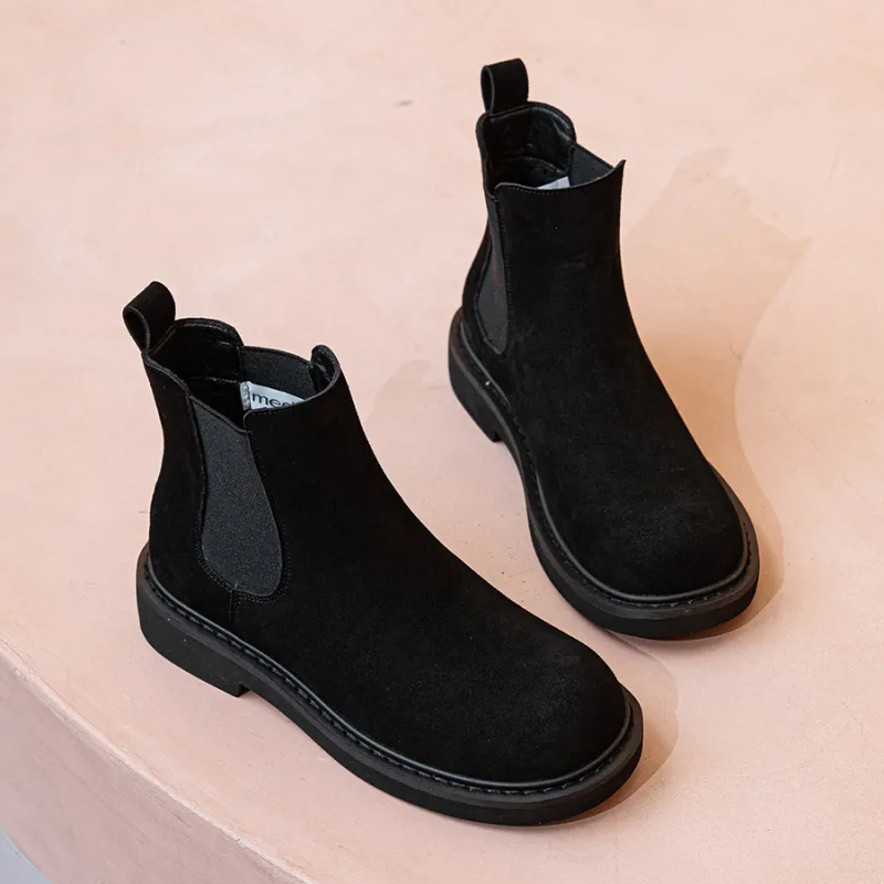 Medd 15cm Chelsea Boots 3.5cm Women's Black-6