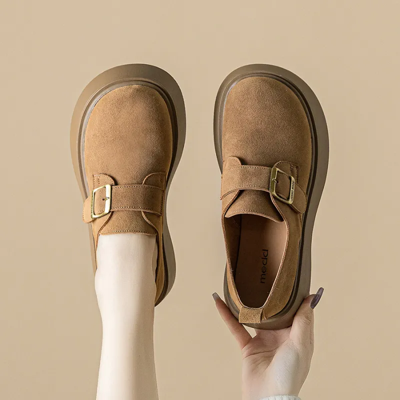 Medd Loafers Women's Chestnut/Antelope Brown-4
